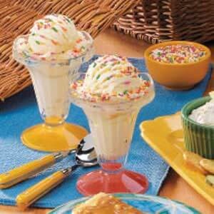 Vanilla custard ice cream