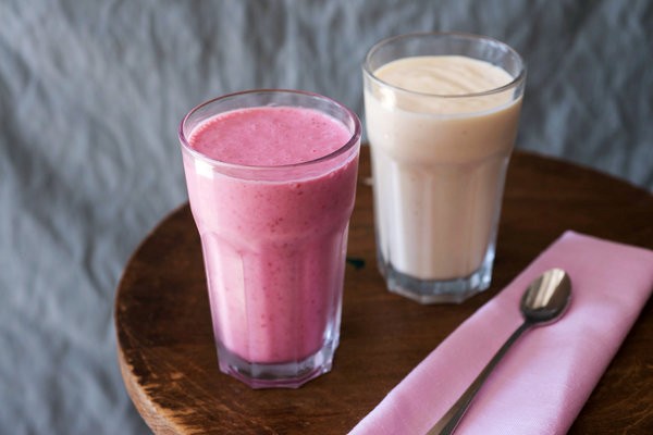 Vanilla-fruit smoothie