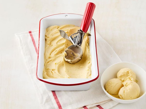 Vanilla-maple ice cream