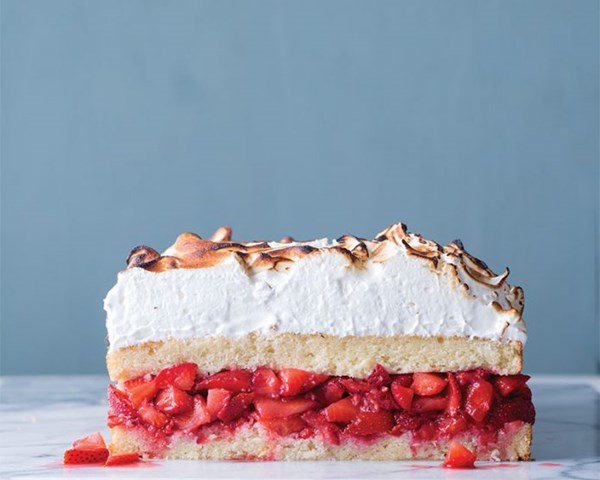 Vanilla meringue topping