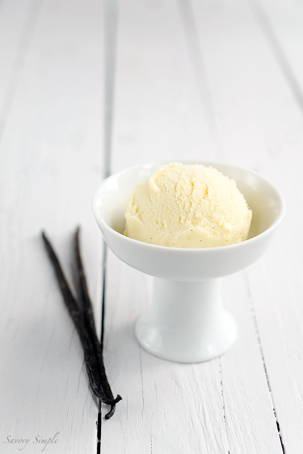 Vanilla milk gelato