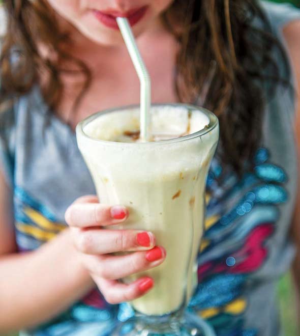 Vanilla milkshake