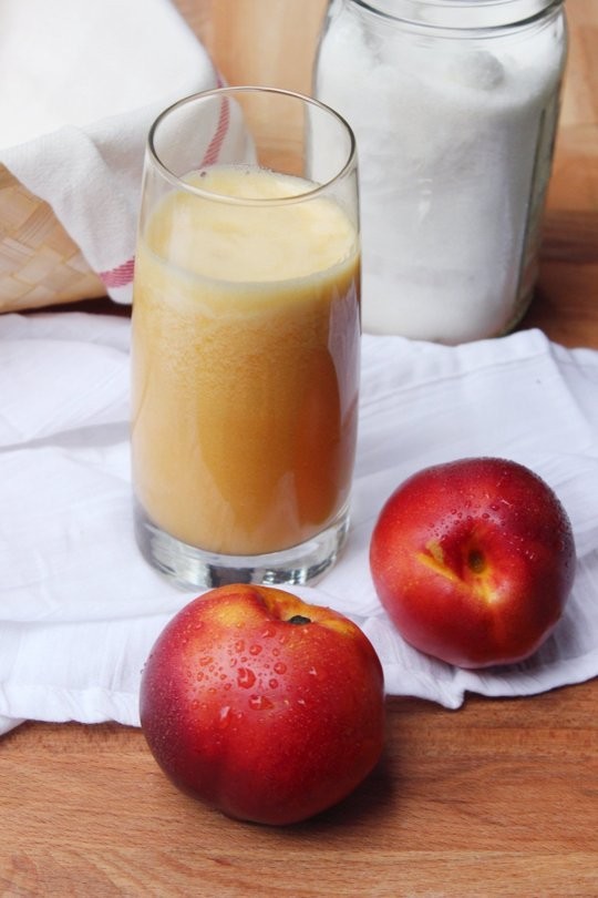 Vanilla nectarine agua fresca