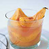 Vanilla-poached quince