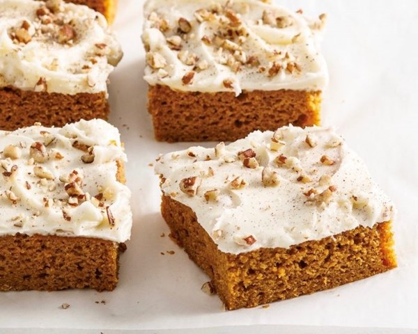 Vanilla pumpkin spice bars