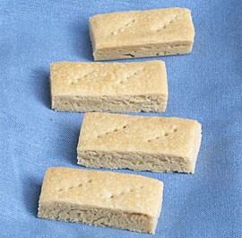 Vanilla shortbread cookies