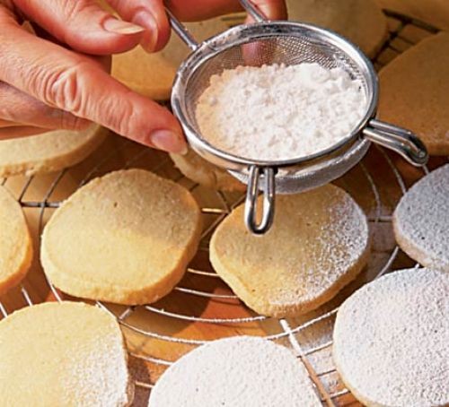 Vanilla shortbread dough