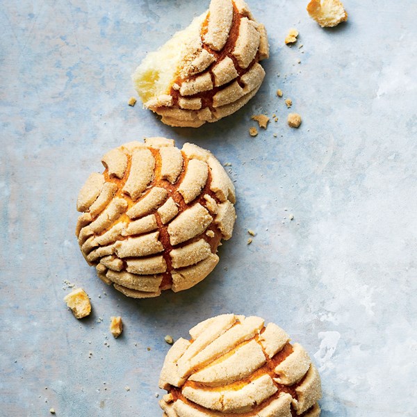 Vanilla-sugar conchas