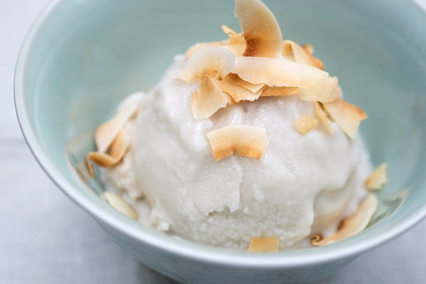 Vanilla vegan ice cream