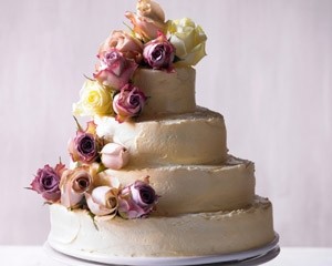 Vanilla wedding cake