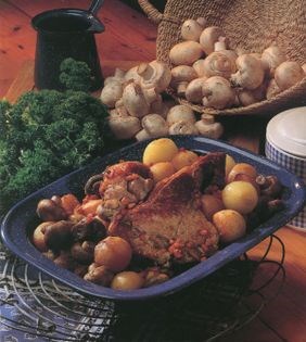 Veal chops grand-mère