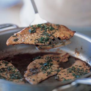 Veal cutlets gremolata