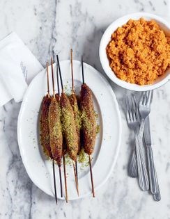 Veal kebabs (Simit kebab)