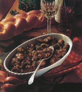Veal kidneys sautéed in white wine