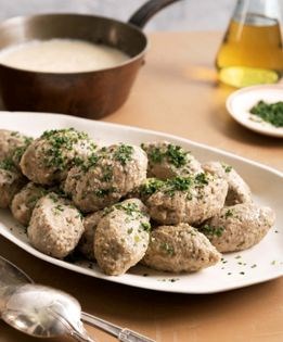 Veal liver dumplings