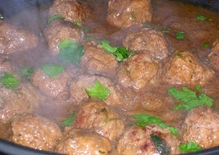 Veal Marsala meatballs