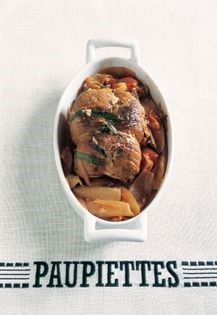 Veal paupiettes with tarragon (Paupiettes à l'estragon)