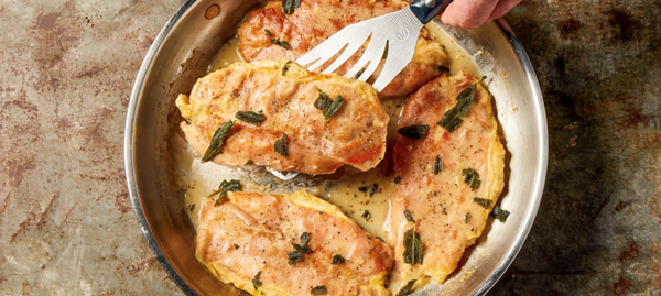 Veal saltimbocca