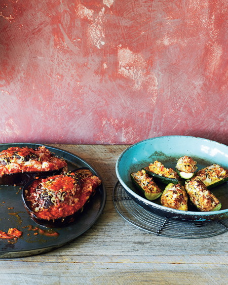Veal-stuffed eggplant (Melanzane ripiene)