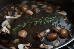 Vedge mushroom stock
