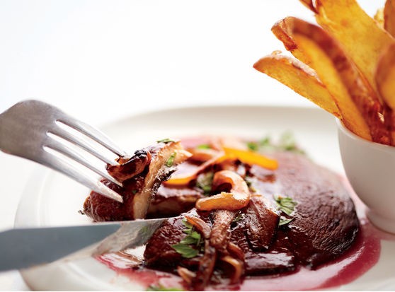 Vedge's portobello frites