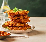 Veg peel fritters