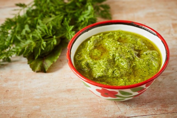  Veg top pesto