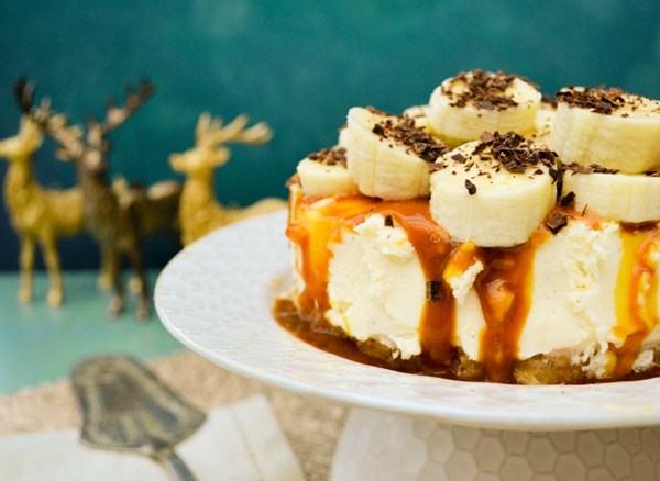 Vegan banoffee pie cheesecake (No-bake recipe)
