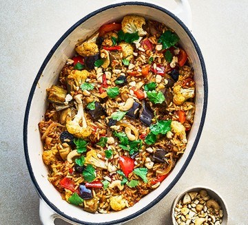 Vegan biryani