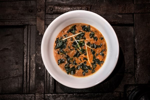 Vegan black dal