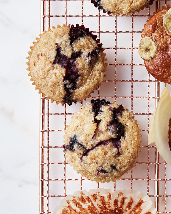 Vegan blueberry muffins