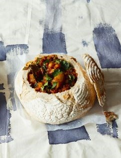 Vegan bunny chow
