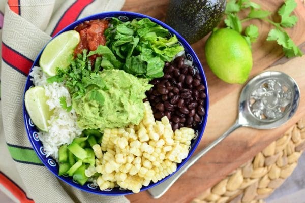 Vegan burrito bowl