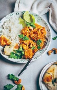 Vegan 'butter chicken'