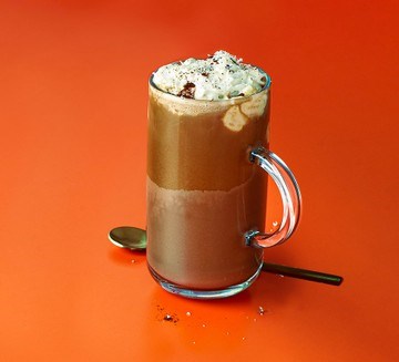 Vegan chai hot chocolate
