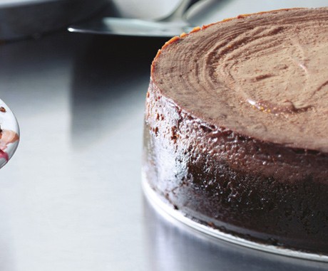Vegan chocolate cheesecake