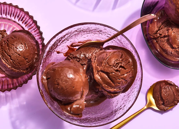 Vegan chocolate-chipotle ice cream