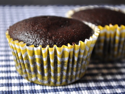 Vegan chocolate-coffee muffins