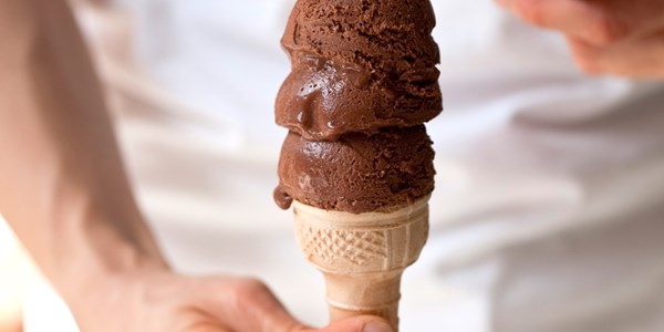 Vegan chocolate gelato