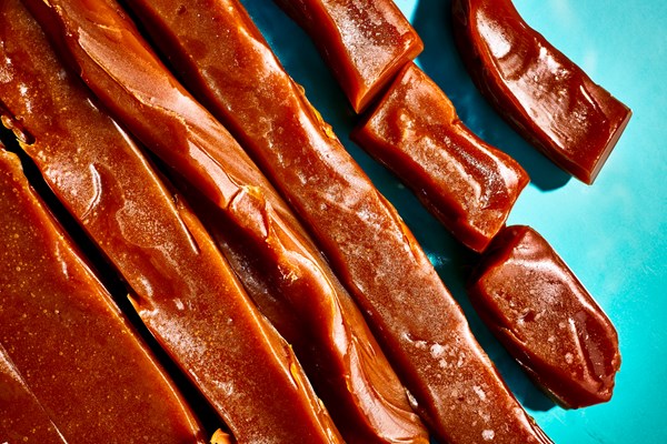 Vegan coconut-ginger caramels