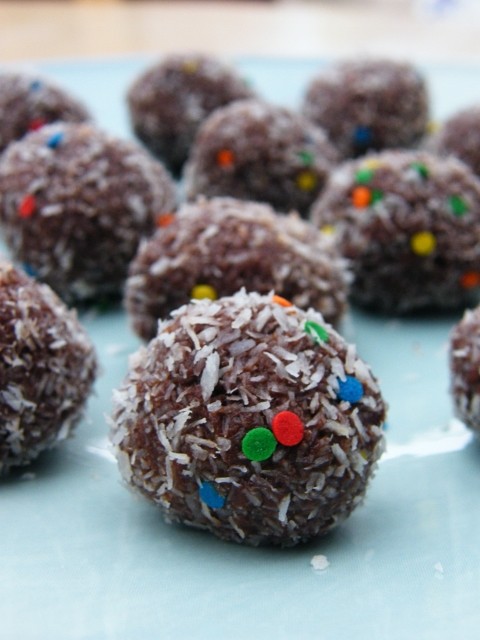 Vegan coconut truffles