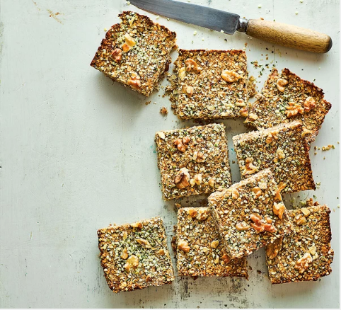 Vegan date & walnut flapjacks