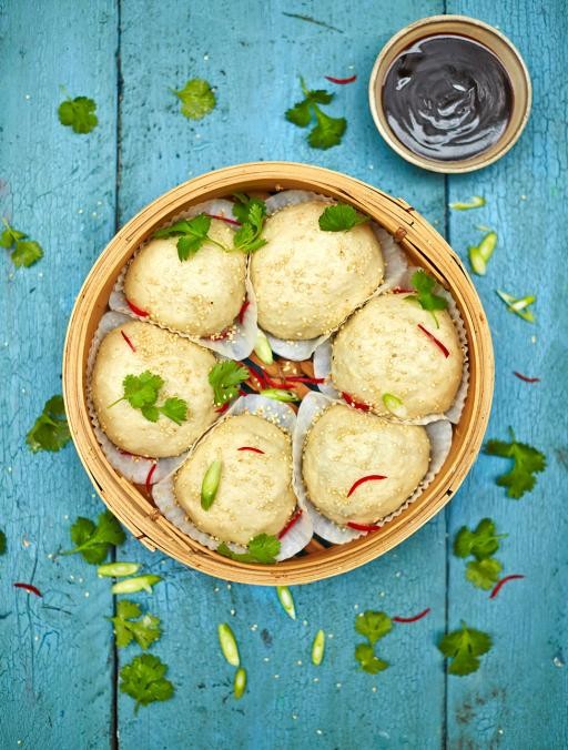 Vegan dim sum buns