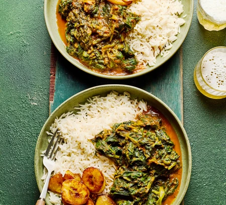 Vegan efo riro spinach stew