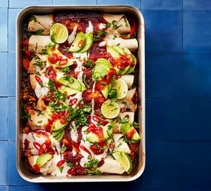 Vegan enchiladas