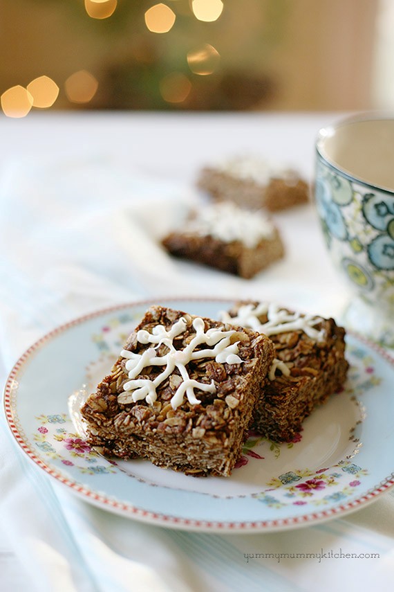 Vegan gingerbread granola bars recipe Eat Your Books