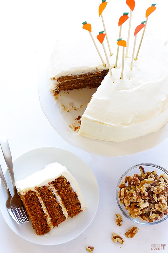 Vegan gluten-free carrot cake