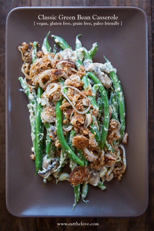 Vegan green bean casserole
