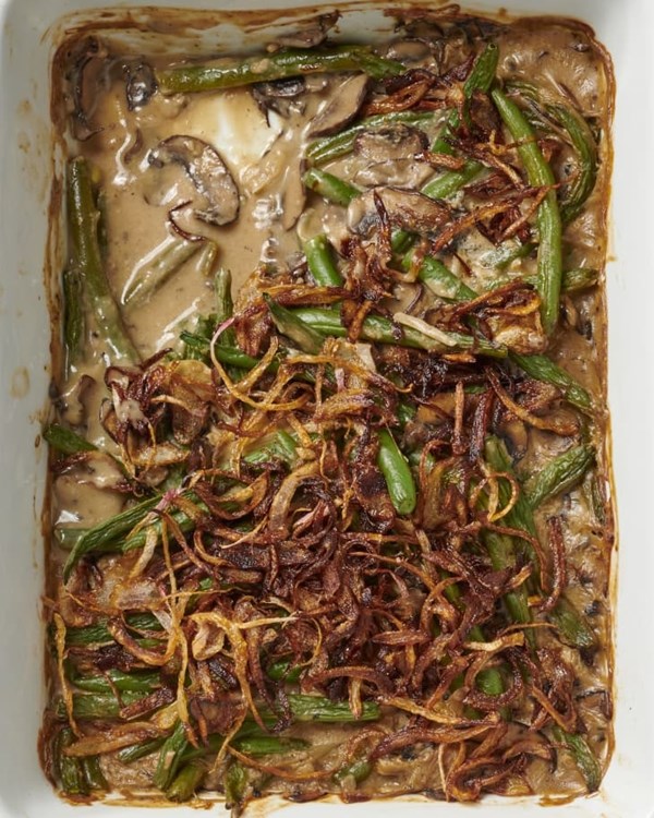 Vegan green bean casserole