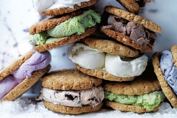 Vegan ice cream sandwiches
